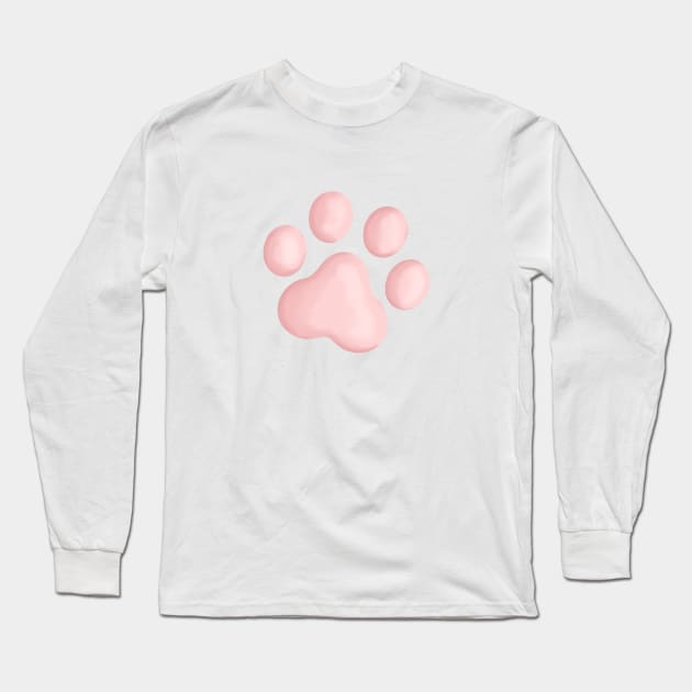 Cat paw toe beans Long Sleeve T-Shirt by CriticalCat